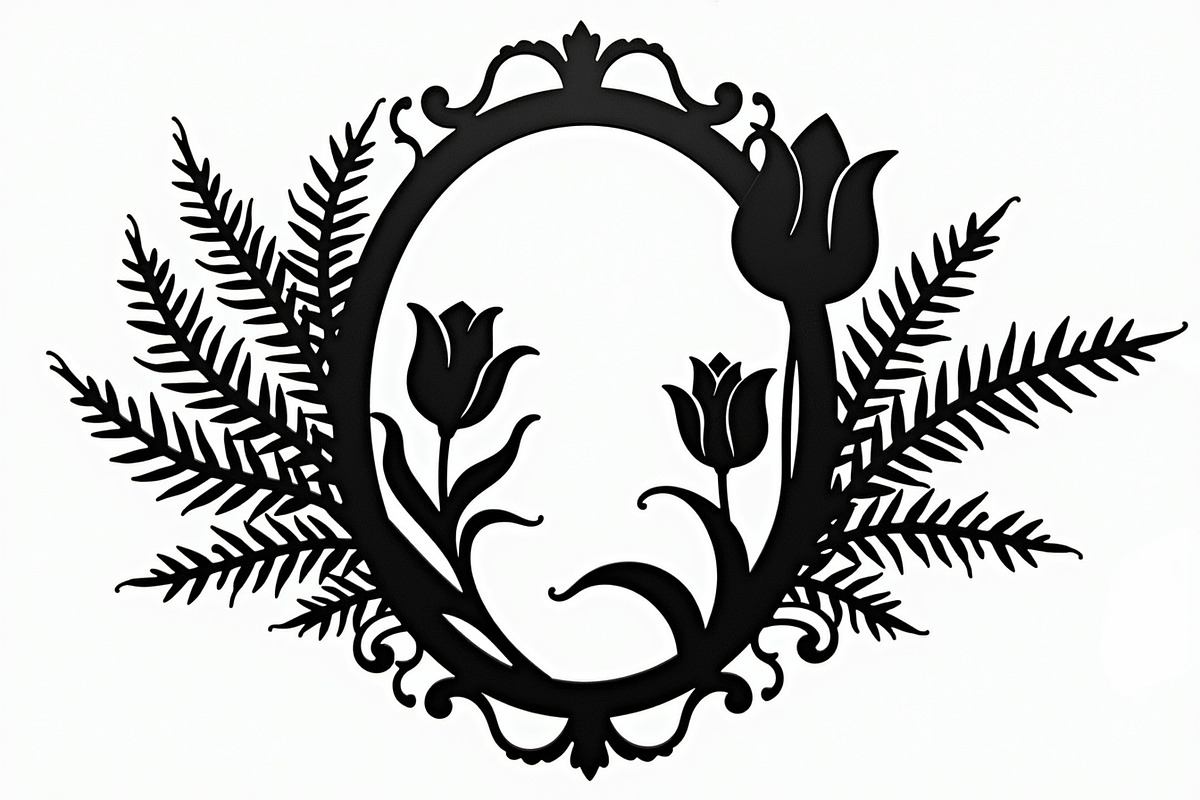 Elegant Floral Frame Set, an Illustration by BIPLOB EXPERT (Photo 7 of 9)