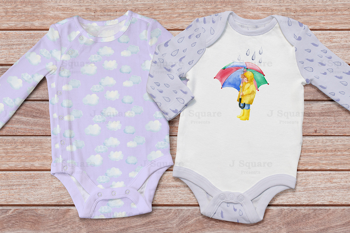 Watercolor Weather Clip Art Bundle, an Illustration by JSquarePresents (Photo 4 of 5)
