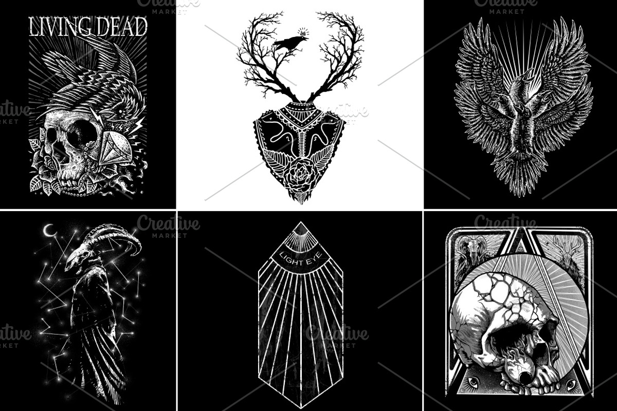 100 T-Shirt Designs Super Collection, an Animal Illustration by Design by sebrodbrick (Photo 30 of 35)