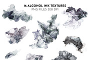Gray Alcohol Ink Textures & Patterns, a Texture Graphic by JSolomatina (Thumbnail 2 of 7)