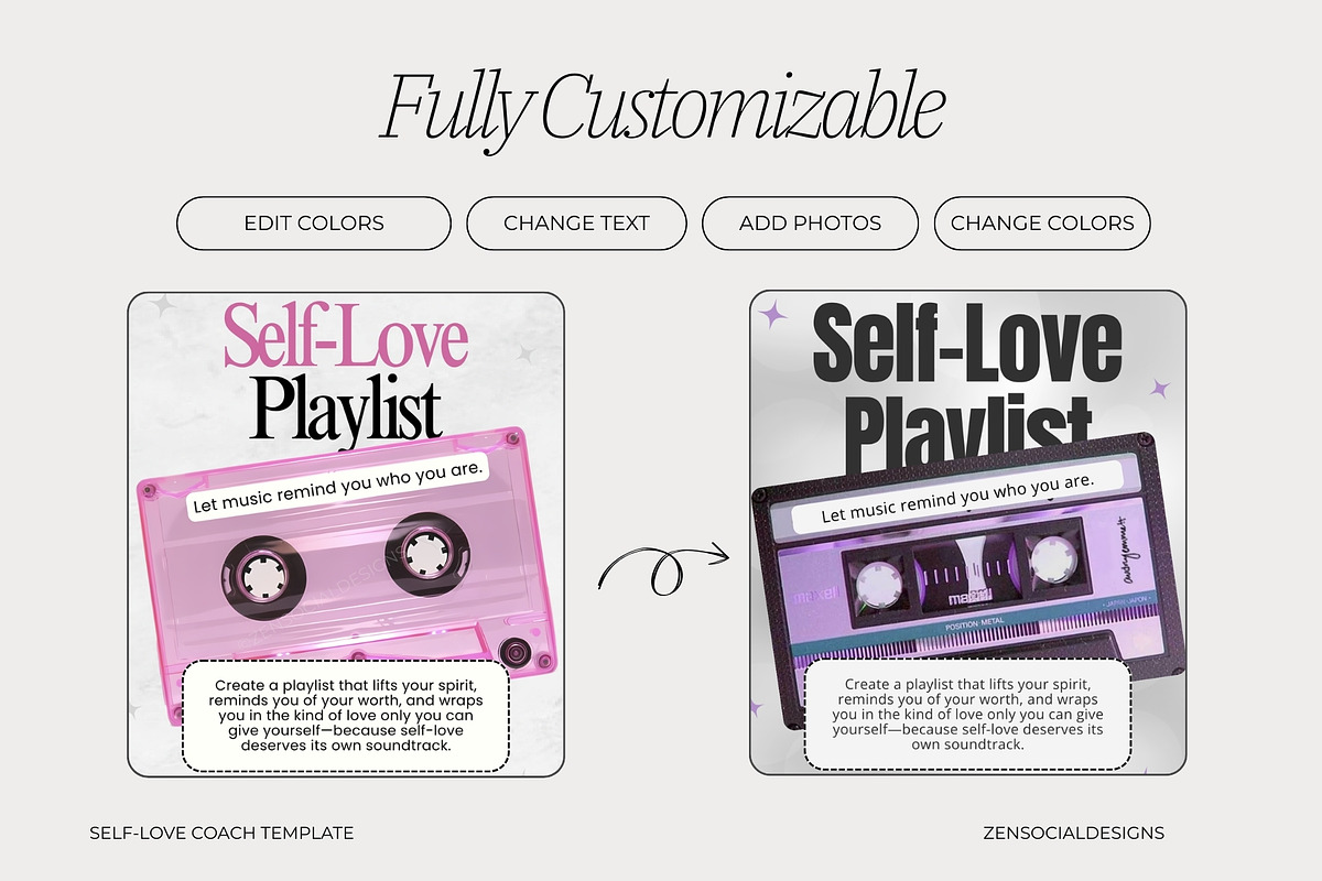 Pink Self-Care Coach Instagram Template preview 6