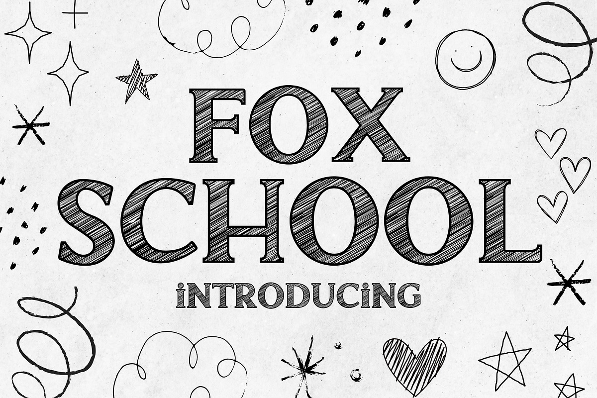Fox School Font, a Slab Serif Font by Fox7 By Rattana (Photo 1 of 7)