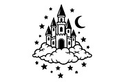 Fantasy Castle Cloud Moon Bundle, an Object Illustration by Gaye Art (Thumbnail 8 of 30)