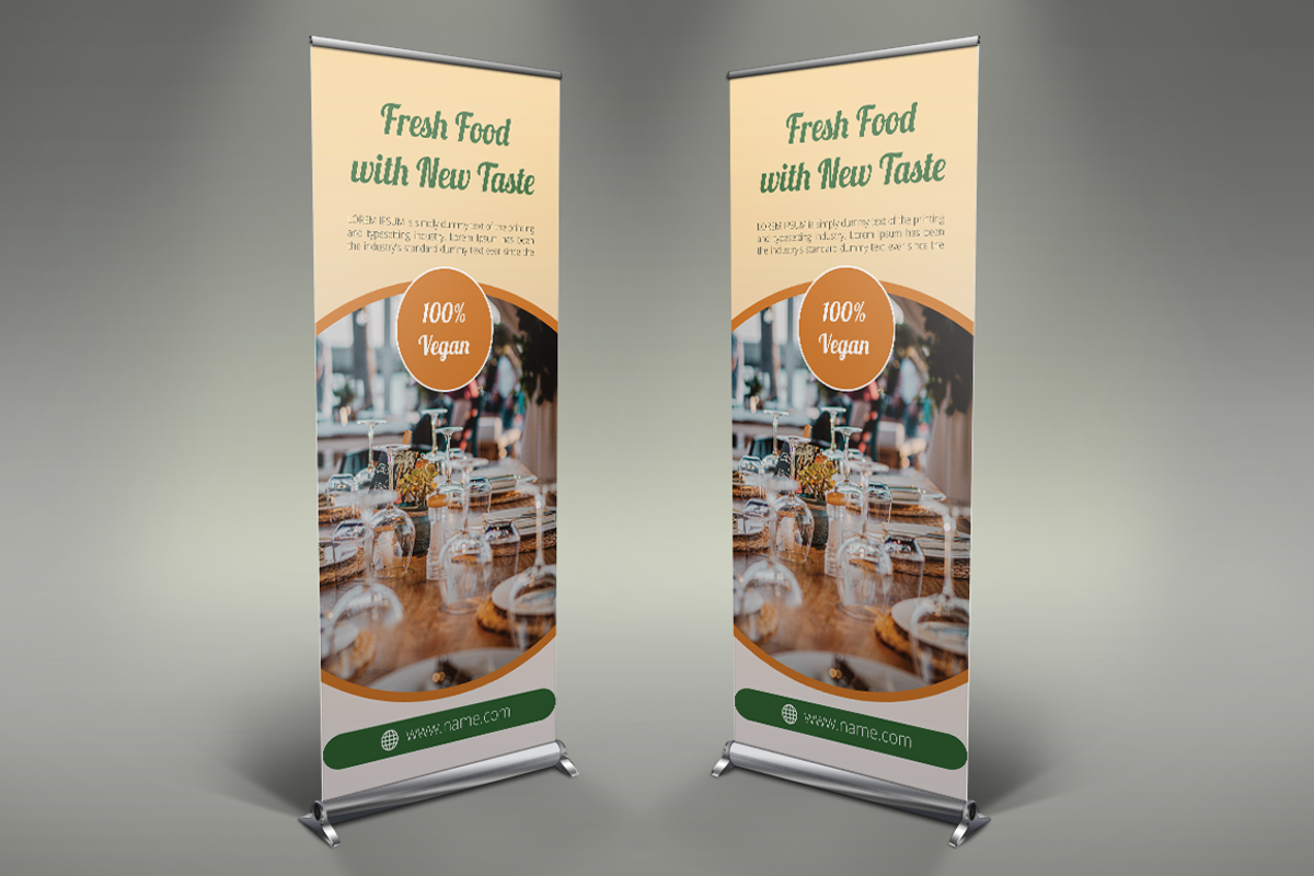 6 Restorant Roll Up Banners SK, a Presentation Template by UNIK Agency (Photo 7 of 7)