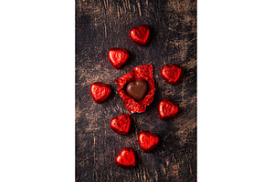 Valentine's Day chocolate in shap of, a Holiday Photo by Yulia Furman