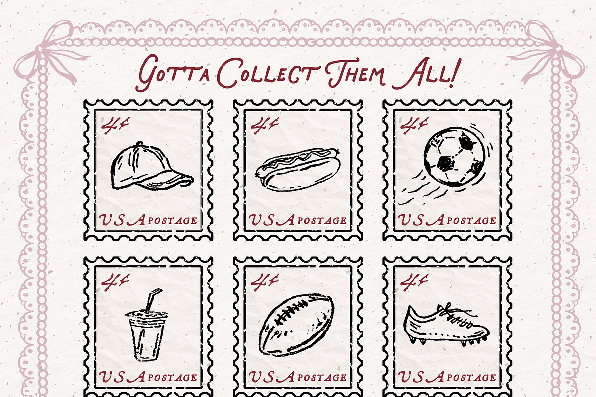 Sports Clipart, Game Day Doodles, a Sport Illustration by The October Creative (Photo 7 of 7)