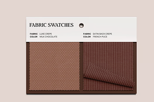 Textile Fabric Swatches Mockup, a Merchandise Mockup by graphicsauce