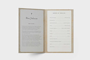 Funeral order of service program, an Invitation Template by inserenity (Thumbnail 3 of 5)