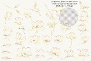 Magnolia Graphic Collection, a Decorative Illustration by Elly Studio (Thumbnail 8 of 14)