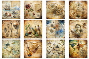 Abstract Mixed Media Digital Papers, a Background Photo by Wow Magic (Thumbnail 2 of 2)