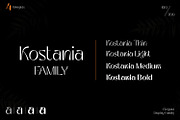 Kostania - Unique Display Font, a Sans Serif Font by Ekahermawan (Thumbnail 2 of 13)