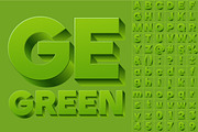 Vector alphabet of simple 3d letters, an Object Graphic by popskraft (Thumbnail 8 of 8)