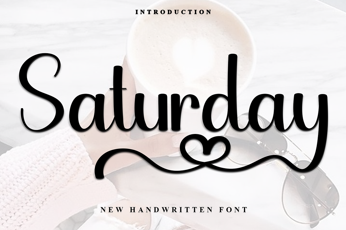Saturday, a Handwritten Font by InermediaSTUDIO (Photo 1 of 8)