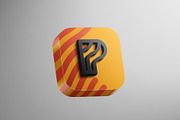 Logo Mockup 3D Icon App, a Product Mockup by Asylab (Thumbnail 5 of 6)