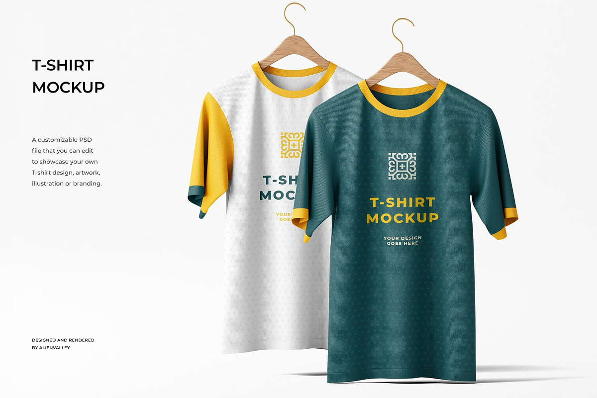 T-Shirt Mockup, a Shirt Mockup by zpackcreative (Photo 1 of 5)