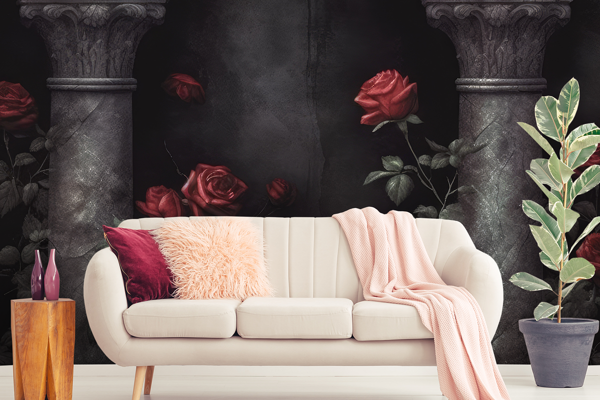 Ghostly Roses Digital Papers, a Background Graphic by Curve Design (Photo 12 of 12)