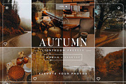 15 Moody Autumn Lightroom Presets, a Preset Add-On by TheWayfarerShoppe (Thumbnail 1 of 6)
