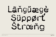 Bullet Sans TM – Rough Boy, a Sans Serif Font by Type Mania (Thumbnail 8 of 10)