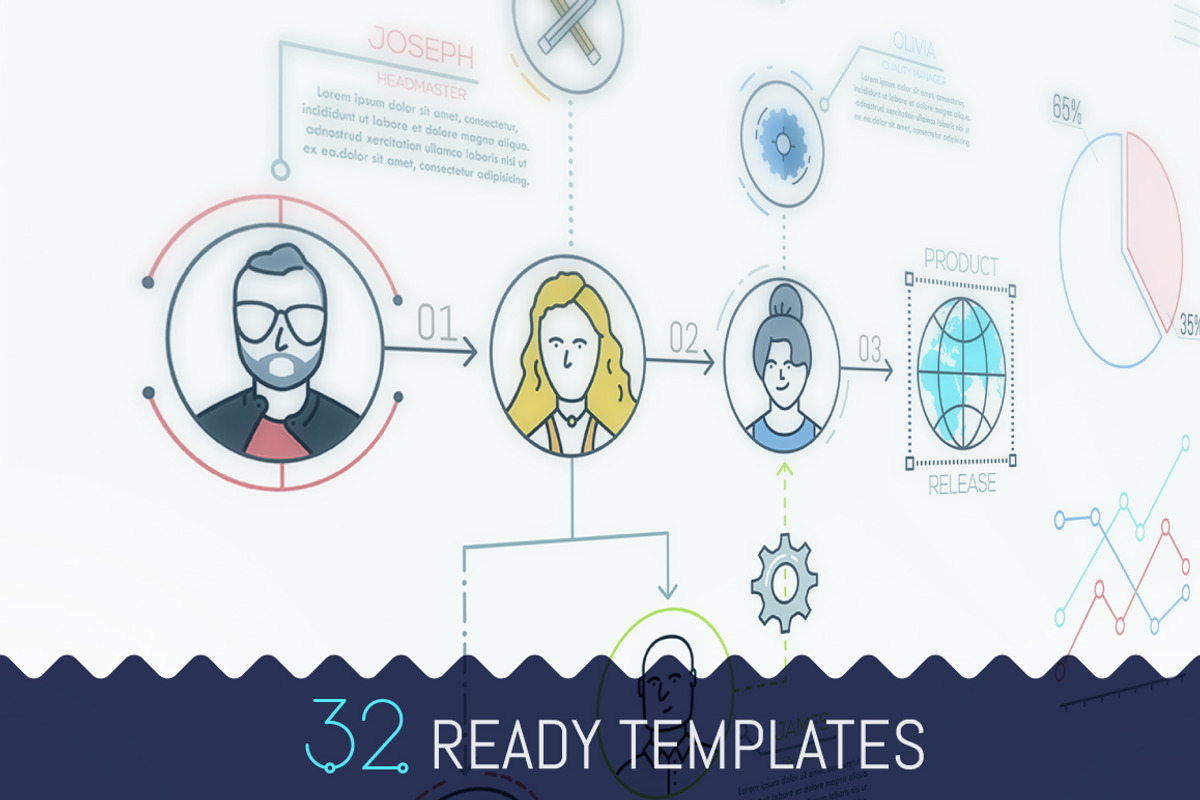 Ultimate Thin Line Infographics, a Presentation Template by Andrew Kras Design (Photo 5 of 10)