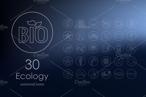 30 Ecology Icons