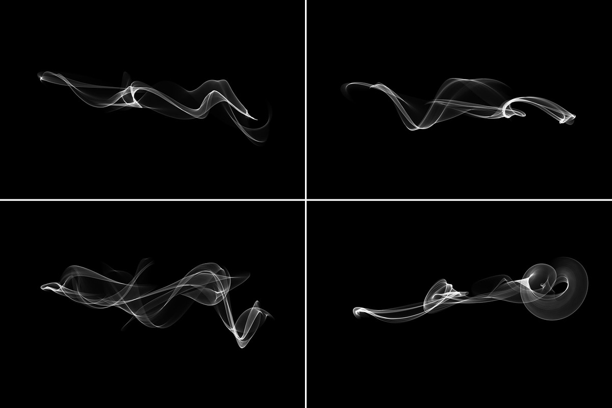 Real Smoke Photoshop Brushes Bundle, a Brush Add-On by MRI STUDIO (Photo 17 of 34)