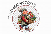Christmas Grandma Clipart, an Illustration by Libby Wishes (Thumbnail 3 of 6)