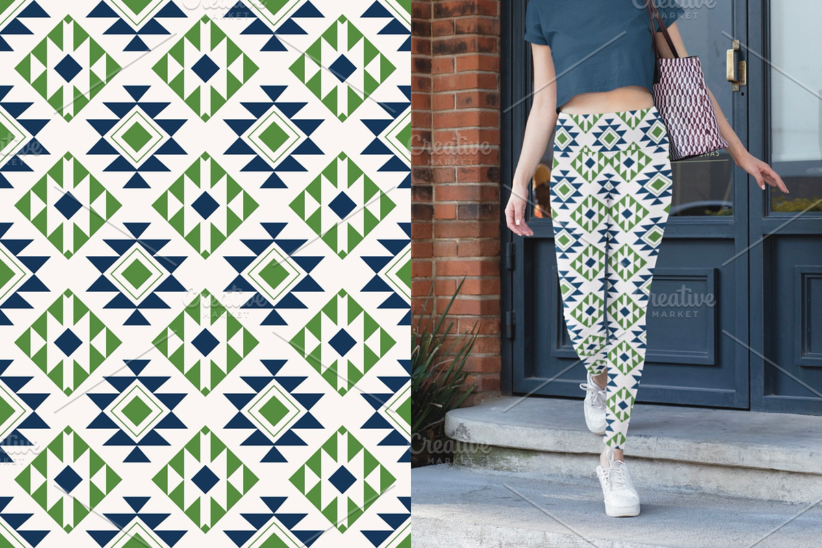 Simple Southwestern Tribal Pattern, a Pattern Graphic by PPEthnicDecorPattern (Photo 10 of 10)