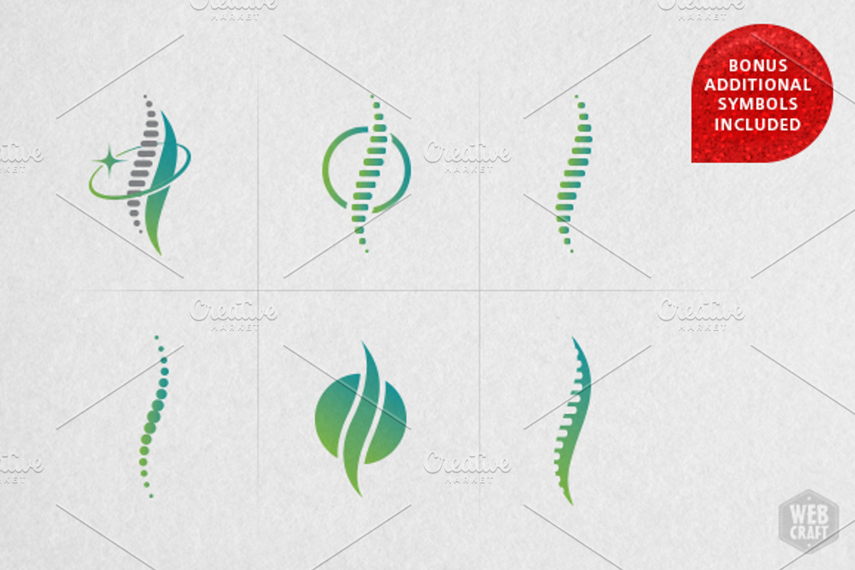 Chiropractic Logo Template, a Branding & Logo Template by WebCraft (Photo 6 of 6)