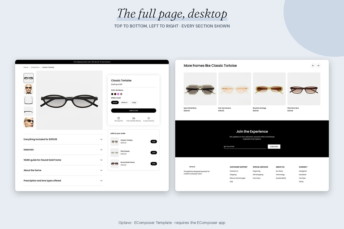 Optavo - Shopify EComposer Template, a Shopify Template by Boost Convert (Photo 9 of 11)