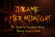 Horaz Genic - Raw Grunge Horror Font, a Handwritten Font by HypeWorksCo (Thumbnail 9 of 15)