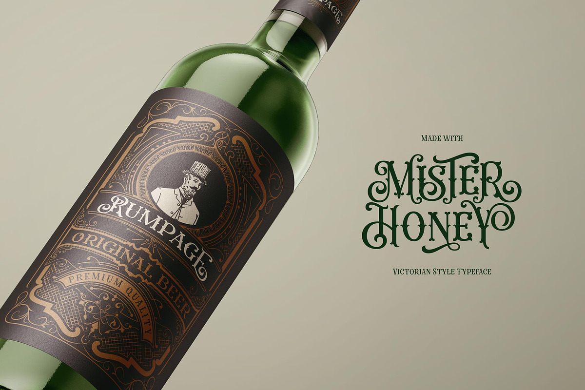Mister Honey Typeface, a Serif Font by alit design (Photo 2 of 15)