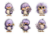 Whimsical Spring Birds Clipart Buudl, an Illustration by GatewayDesign (Thumbnail 3 of 5)