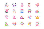 Barbie and Beauty Icon Set, a Duotone Icon by Prosymbols (Thumbnail 6 of 10)