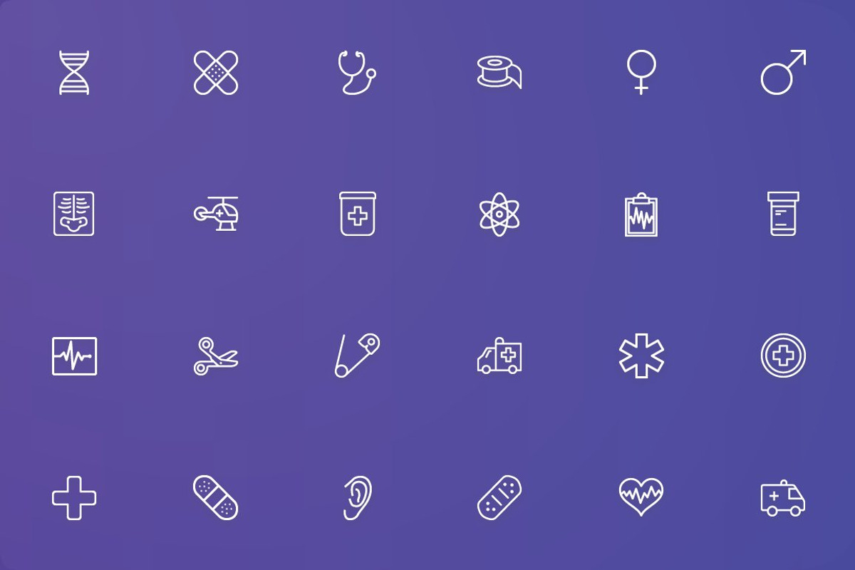 Medical - Medicine & Anatomy Icons, an Icon by FlatLineIcons (Photo 3 of 4)