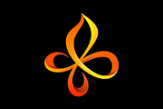 Butterfly Flame Fire Logo, a Branding & Logo Template by Buqancreative (Thumbnail 1 of 2)