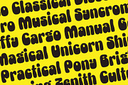 Sunkits Modern Groovy Typeface, a Sans Serif Font by Aiyari (Thumbnail 5 of 11)
