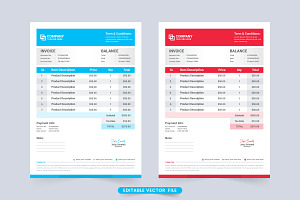 Minimal Payment Invoice Receipt