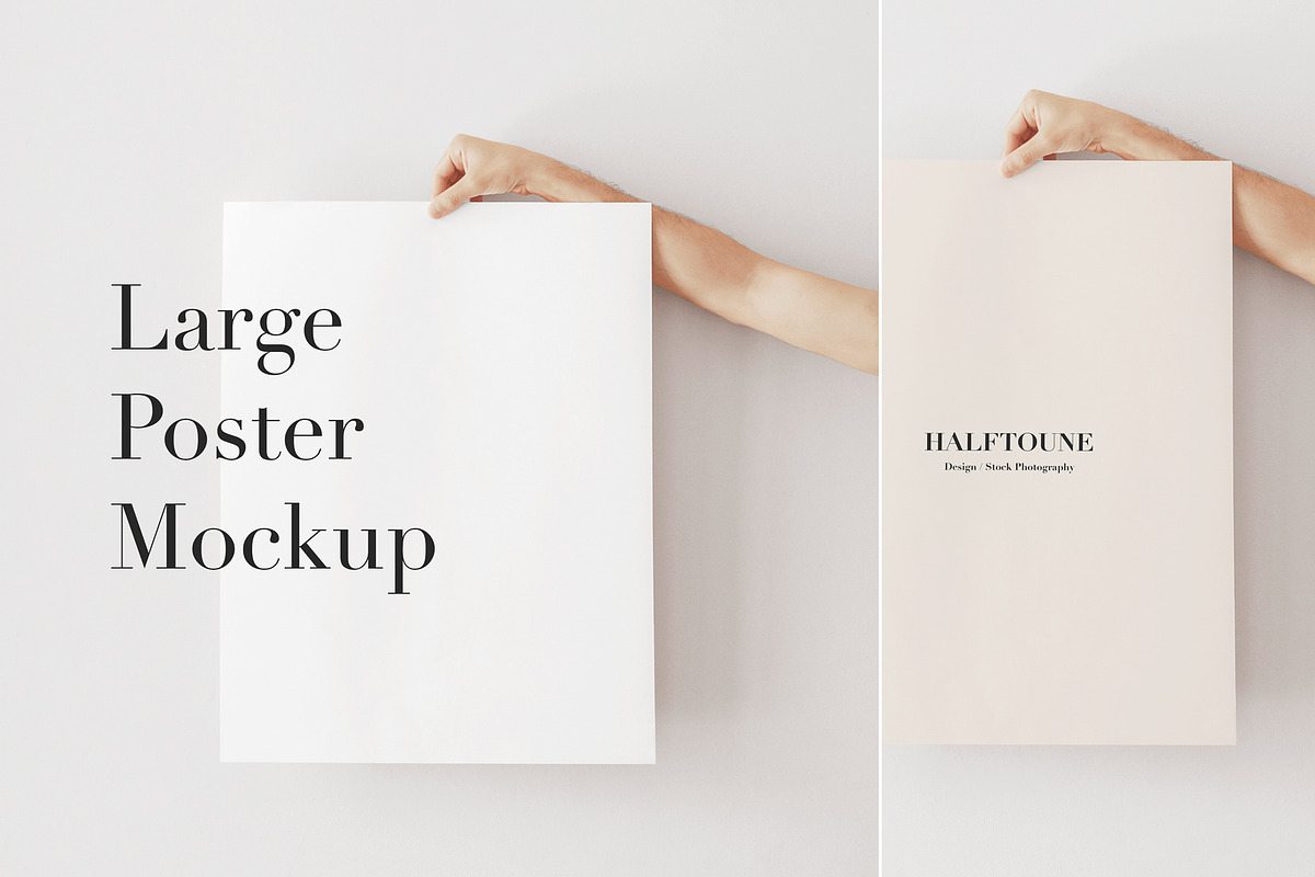 Mockup Poster A Paper 4x5 4x3 Ratio, a Graphic by HALFTOUNE (Photo 1 of 2)