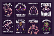 Sports vector Illustration Set, a Sport Illustration by Brickclay (Thumbnail 2 of 9)