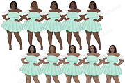 Easter Bright Girls PNG Clipart, a Person Illustration by GlamArtZhanna (Thumbnail 2 of 5)