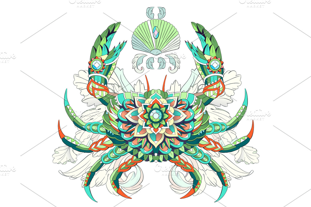 Ethnic Collection: Crab, an Animal Illustration by ArtoJoy (Photo 2 of 5)