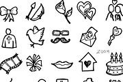 4700 Hand Drawn doodle Icons, an Outline Icon by TKDoodle (Thumbnail 14 of 64)