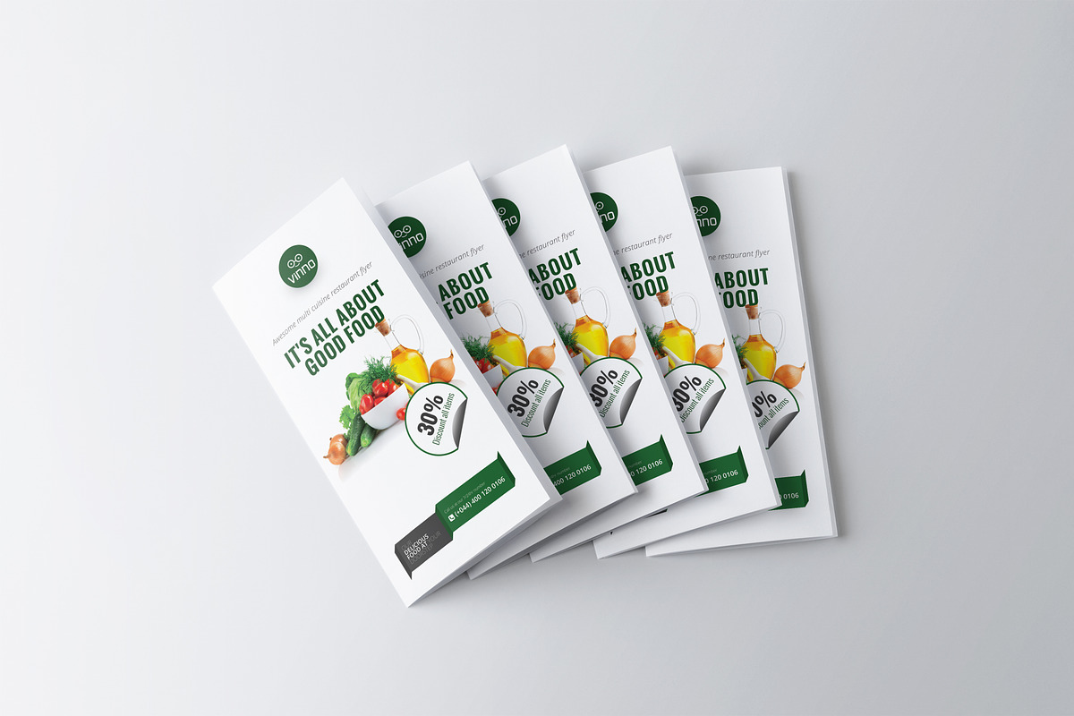 Food Menu Trifold, a Flyer Template by moinkhanuy (Photo 2 of 3)