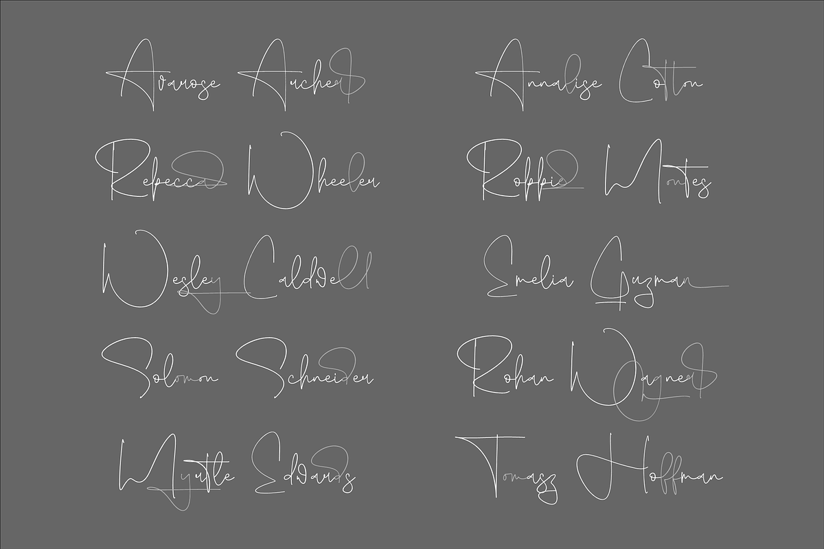 Restonasi Realistic Signature Font, a Script Font by Storytype Studio