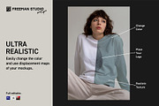 Longsleeve Mock-Up Set, a Shirt Mockup by Freeman Studio (Thumbnail 3 of 14)