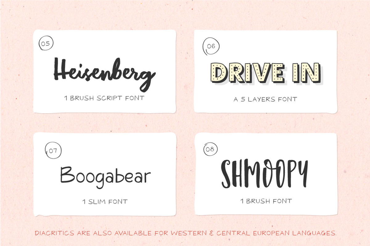 Handwritten Font Pack & Extras preview 4