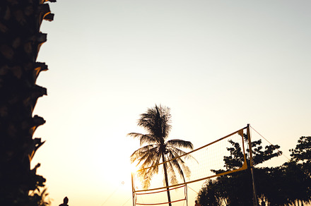 Evening beach atmosphere on a tropical island, a Nature Photo by Art Rachen