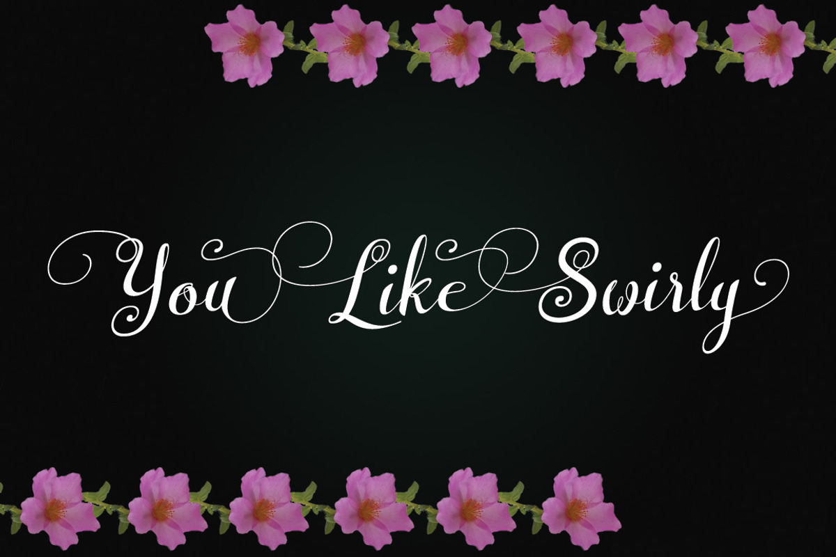 Wedding Font Italic preview 2