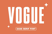Vogue Sans Serif Font, a Sans Serif Font by Graphicxell (Thumbnail 1 of 9)