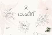FINE GARDEN line art floral set, a Decorative Illustration by Yuliia Lashevska (Thumbnail 3 of 12)